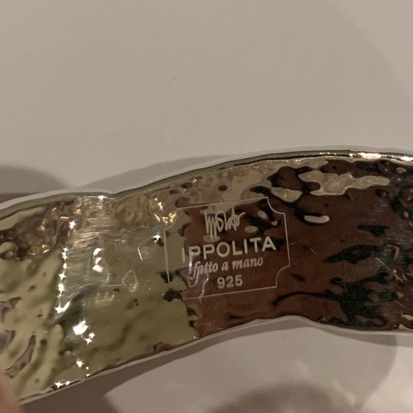 Silver Ippoilita bangle bracelet - Picture 7 of 10